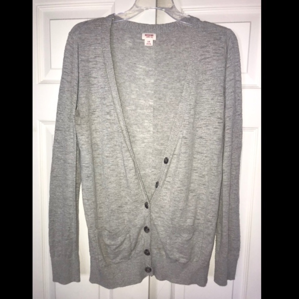🖤KNIT GREY CARDIGAN